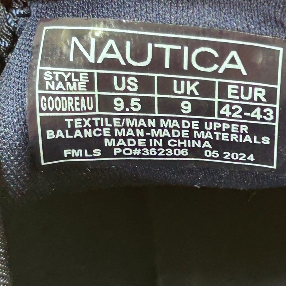 Nautica‎ Athletic Goodreau Men's Sneaker Navy White US 9.5 - Picture 8 of 10